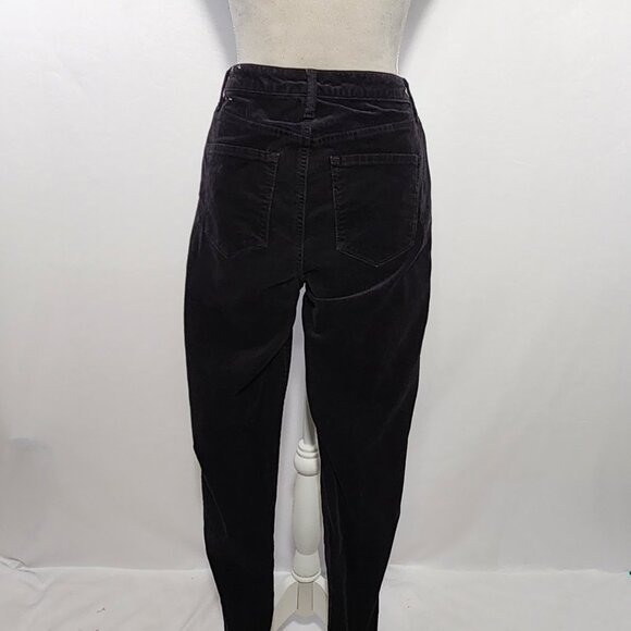 Talbots Women's Size 8 Black Five Pocket Belt Loop Corduroy Jegging Pants - Picture 7 of 15